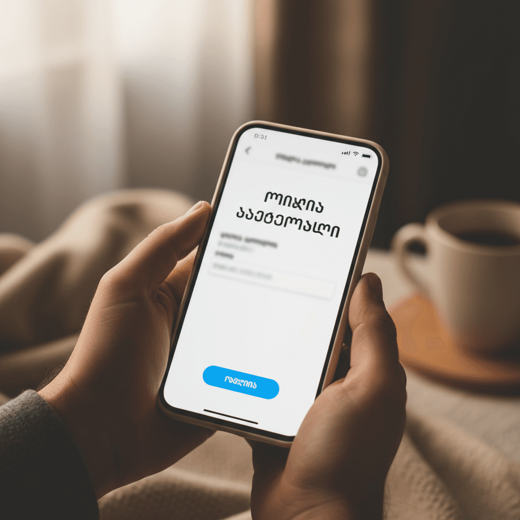 Hands holding smartphone with money transfer app open